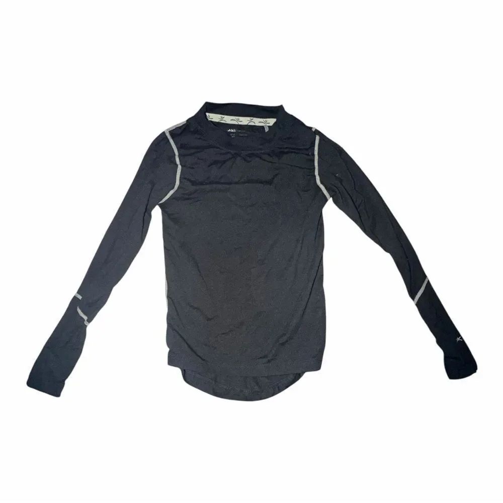 Terramar Boys Xs Extra Small Black Long Underwear Base Layer Set Shirt Pants Euc — image 4 of 8